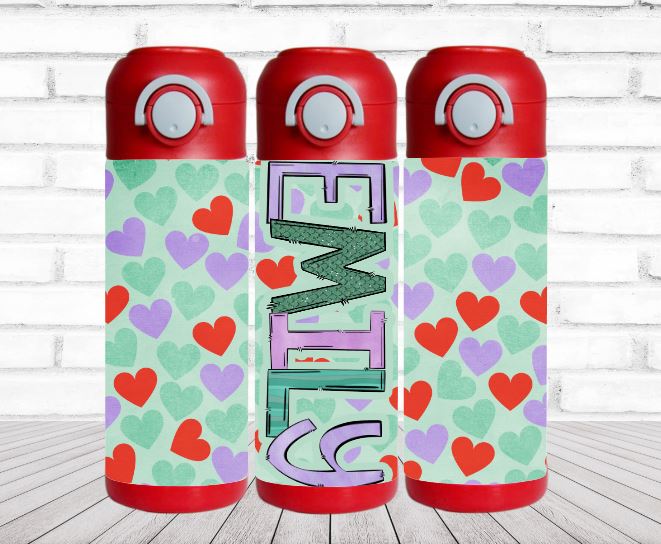 Singing Mermaid Flip Top Water Bottle - Personalized