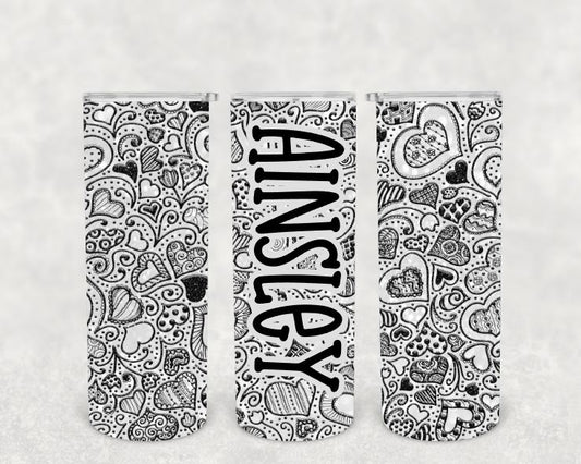 Black Hearts 20 oz Tumbler